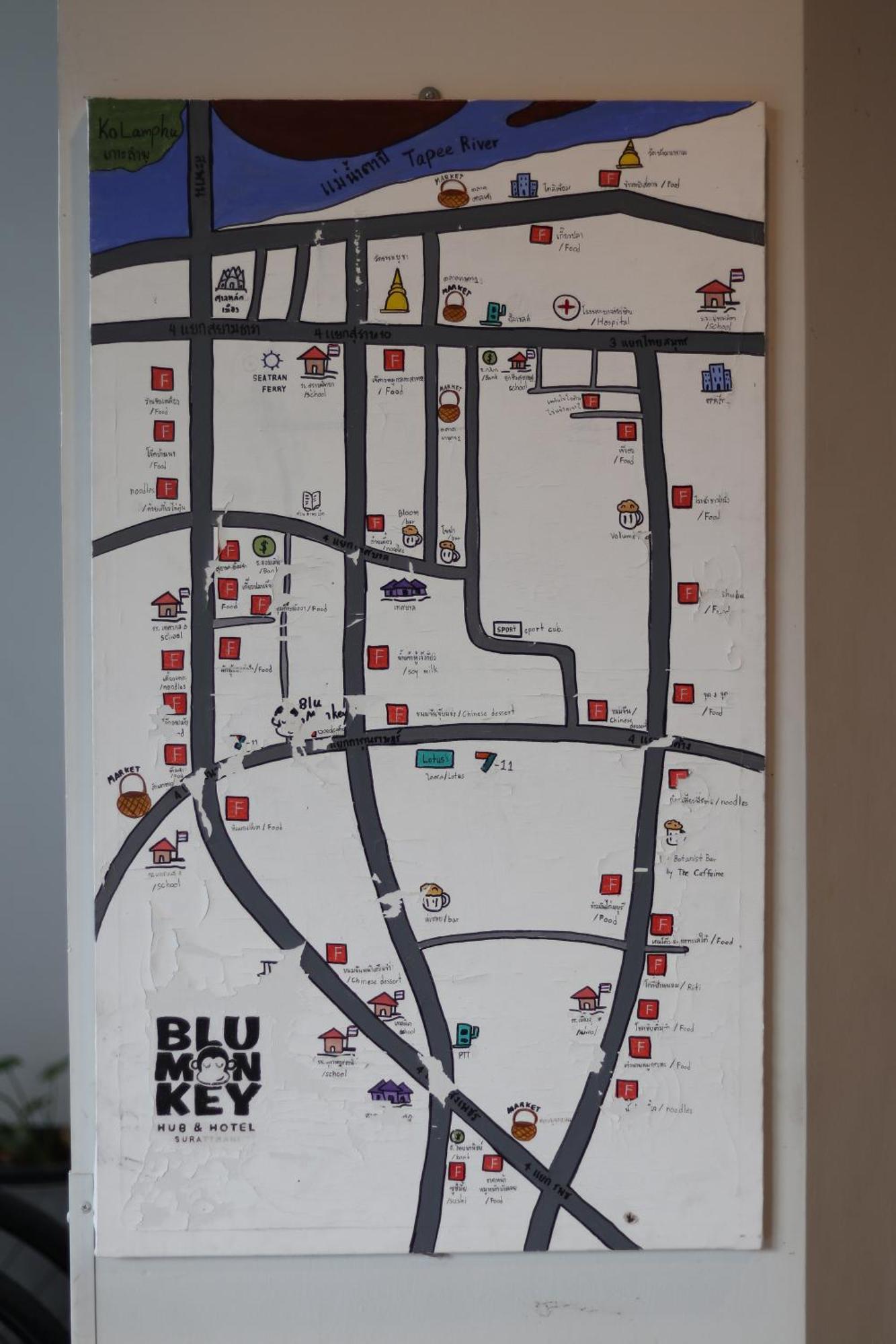 Blu Monkey Hub & Hotel Surat Thani Dış mekan fotoğraf
